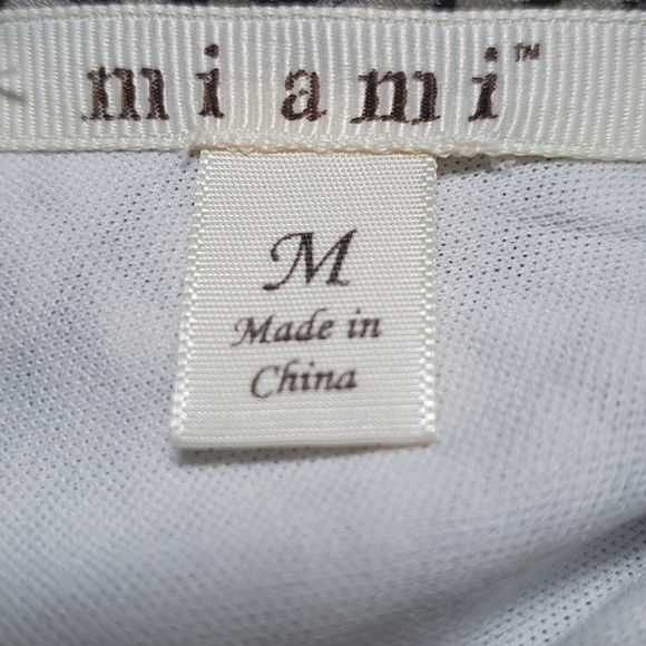 Francesca's Miami Black and White Pattern Romper Size Medium - Picture 6 of 11